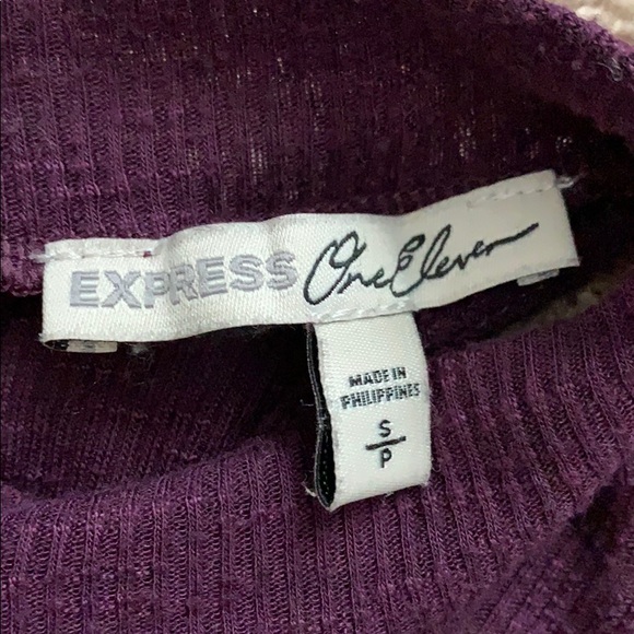 Express Flowy Purple Tank Top - Picture 4 of 4